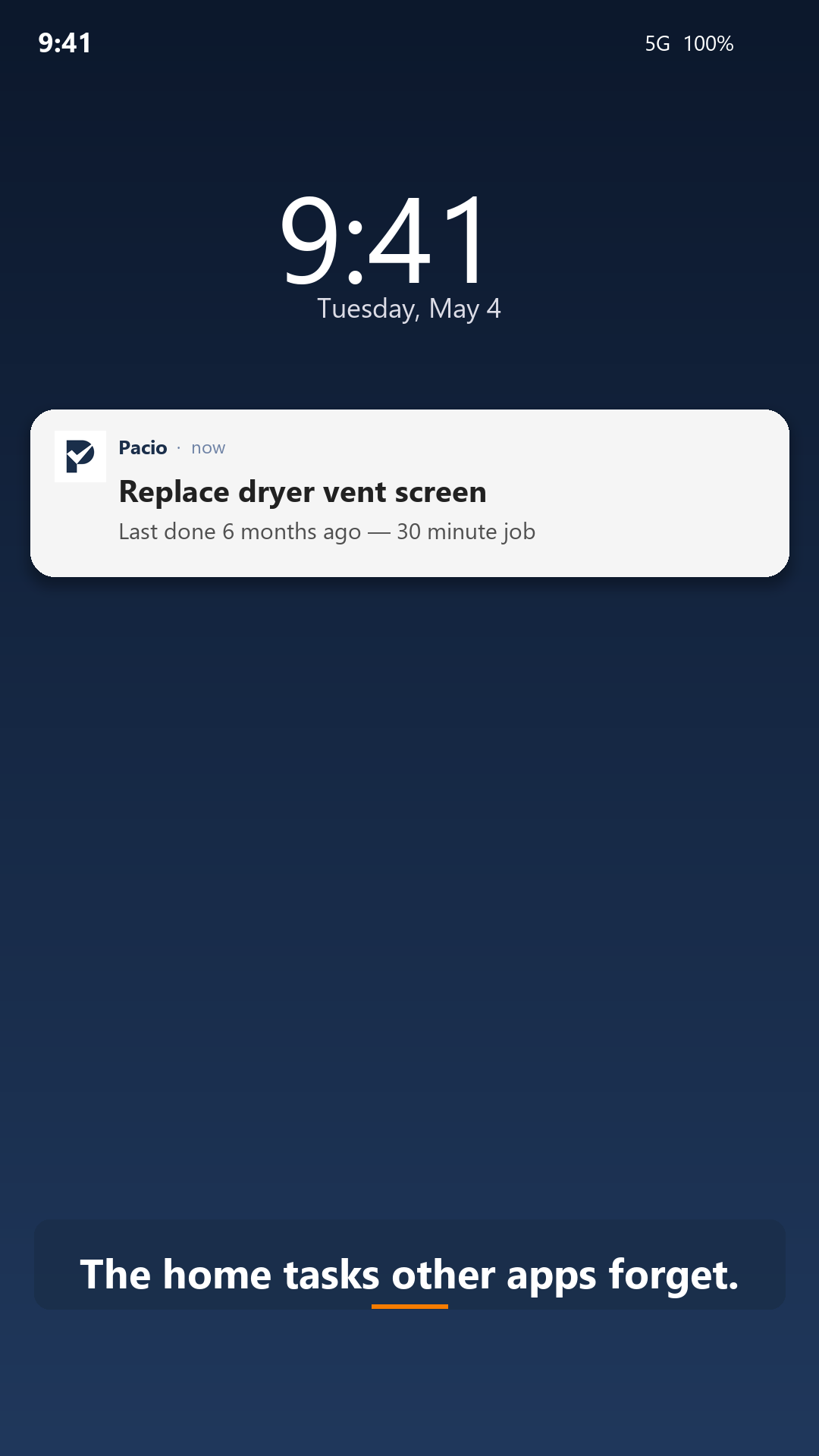 Home safety notification